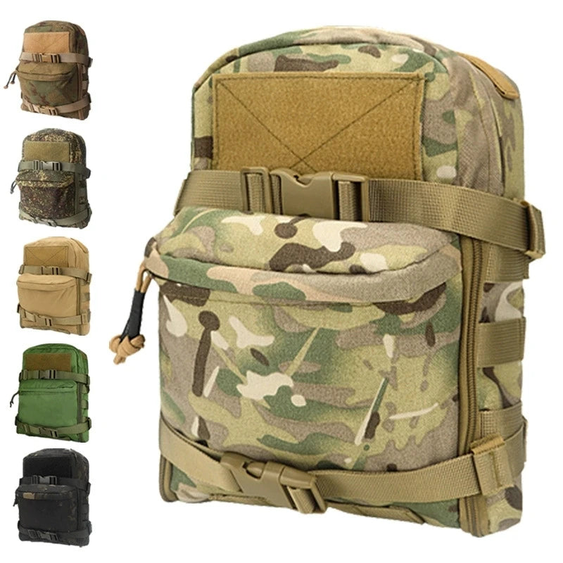 1000D Nylon Outdoor Vest Lightweight Waterproof Backpack MOLLE Accessory Bag for Camping Hunting Sports