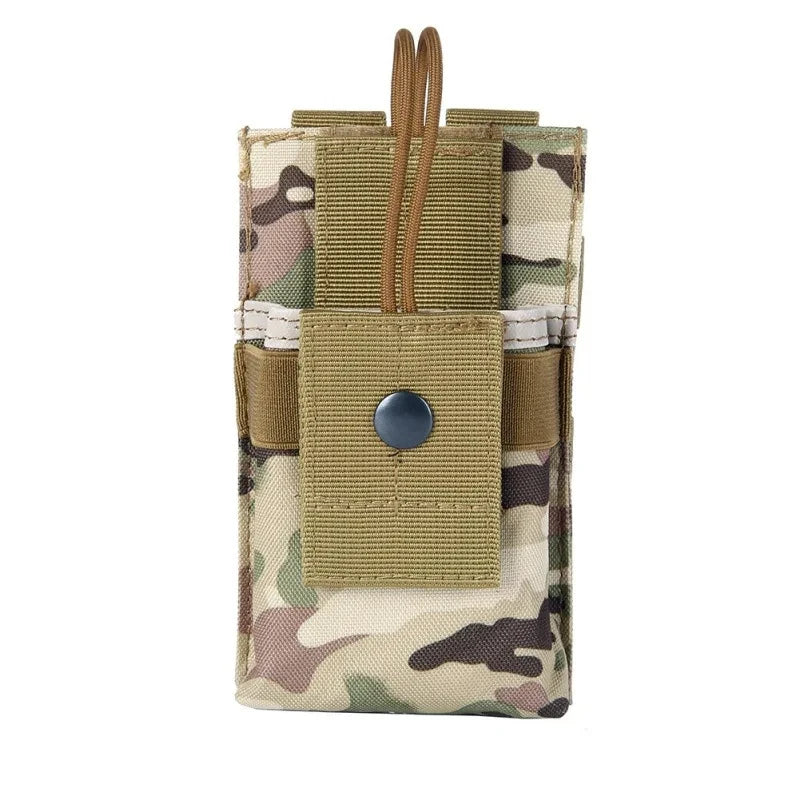 1000D Tactical Radio Pouch Walkie Talkie Holster Phone Holder Hunting Waist Belt Pack EDC Bag Molle Magazine Pouches