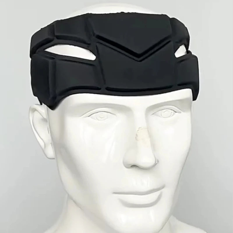 Sports Protective Helmet Soft Padded Lightweight Adjustable Head Protection Gear for Rugby Football Goalkeeper Training Sports