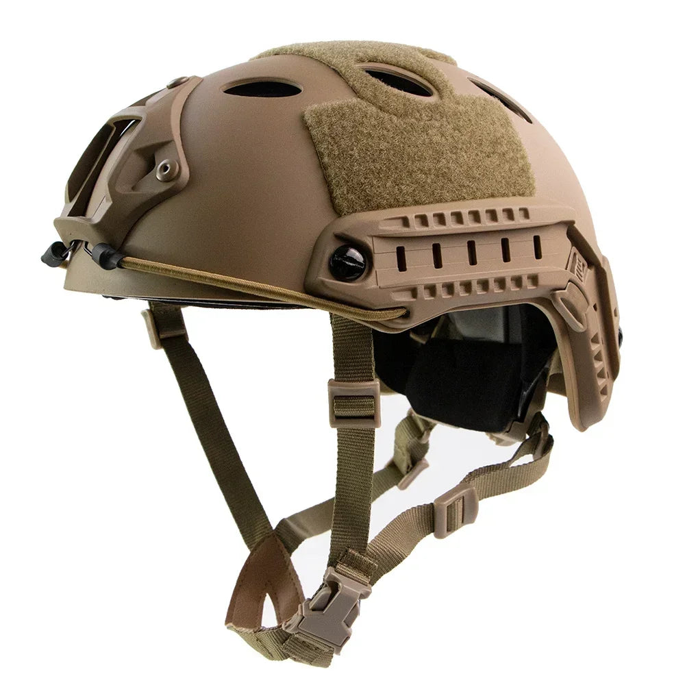 FAST Helmet Airsoft MH Helmet ABS New Thickened  Outdoor PJ Air Gun Shooting CS Protective Equipment for adult WARGAME & Cosplay