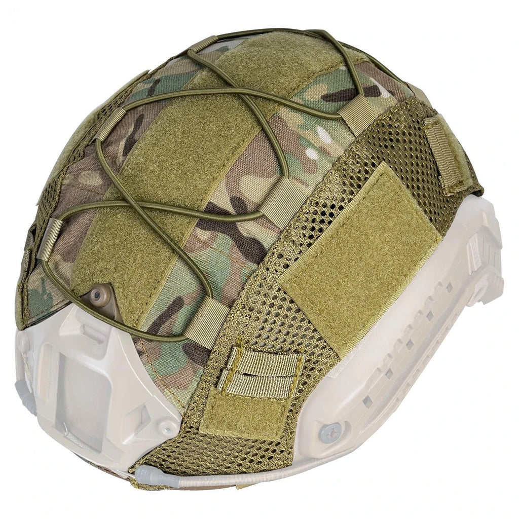 Tactical Multicam Helmet Cover Fit OPS Core FAST MH PJ BJ CS Airsoft Outdoor Simulation Accessory