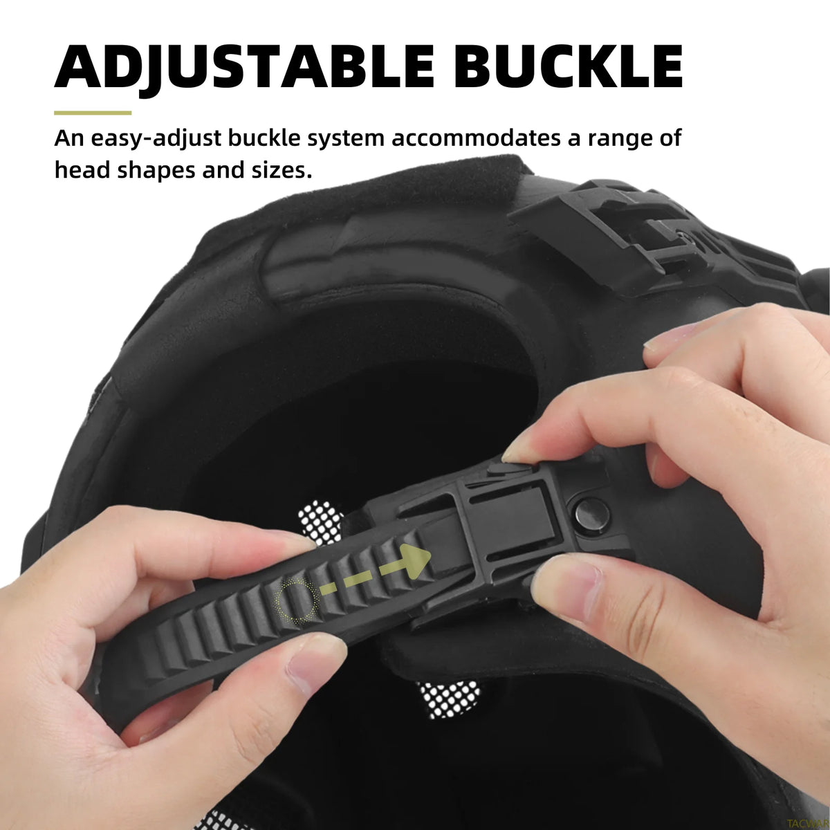 EVA Pro Airsoft Helmet Full Face with Breathable Steel Mesh Night Vision Mount Helmet Rail, Full Protection Safety Mask