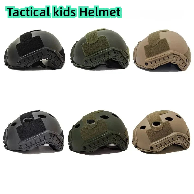 Kids Tactical Play Game Helmet Paintball Military CS Army Airsoft FAST Gaming Children's Protective Helmets Lightweight Helmet