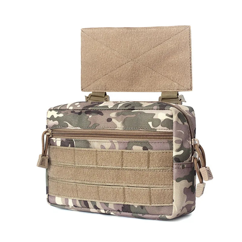 1000D Tactical Sack Pouch Sub Abdominal Drop Down Belly Utility Bag For D3 Chest Rig MK3 Hunting Vest Plate Carrier Storage Bag