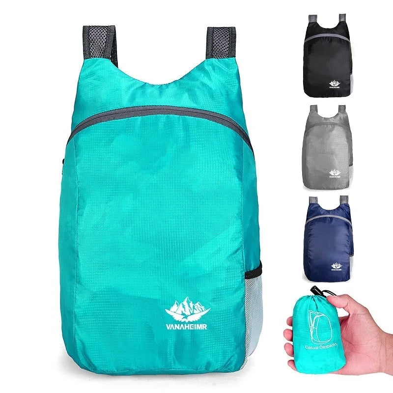 Ultralight Waterproof Folding Backpack High-Volume Portable Travel Bag Lightweight Outdoor Sports Daypack for Men And Women