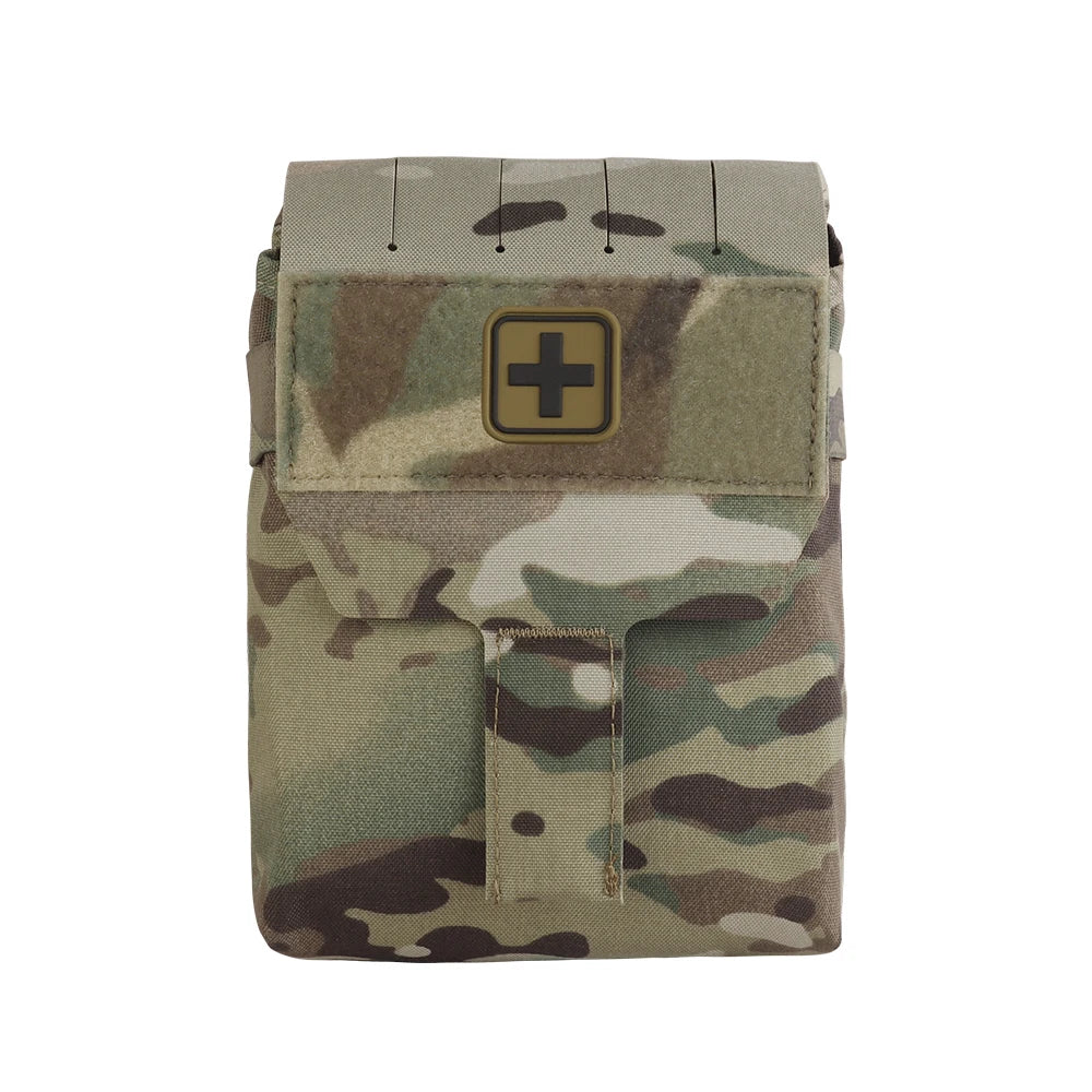 OPHIDIANTAC Large Size MOLLE First-Aid Kit Rapid Deployment Medical Pouch with High Capacity for Hunting Accessories