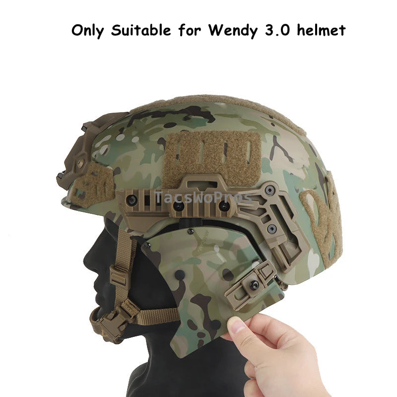 Tactical Helmet Ear Cover for Wendy 3.0 Helmets Ears Guards Helmet Accessories Hunting Airsoft Training Cosplay Gear