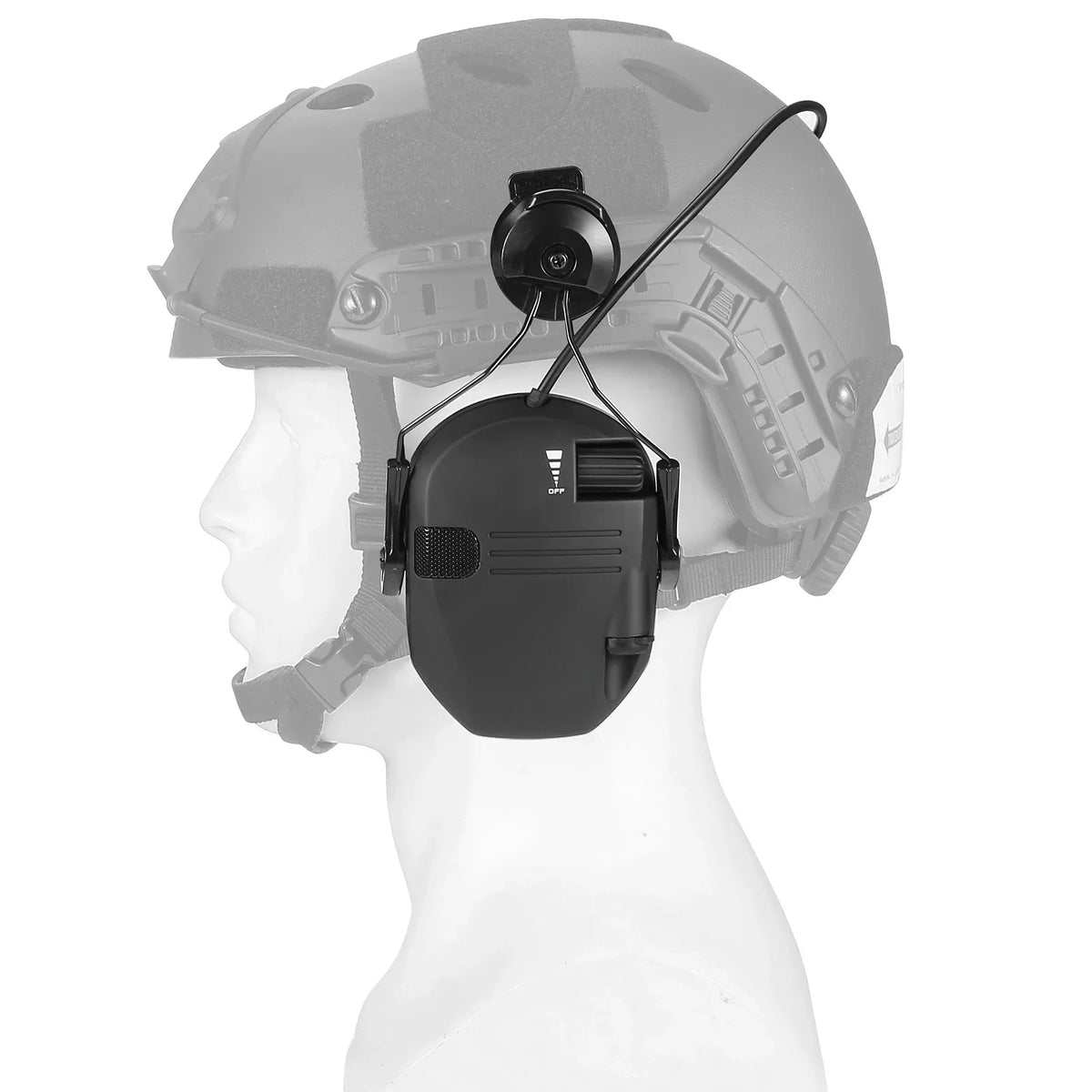 New Generation WK Helmet VersionTactical Electronic Shooting Earmuff Anti-noise Headphone NRR23dB