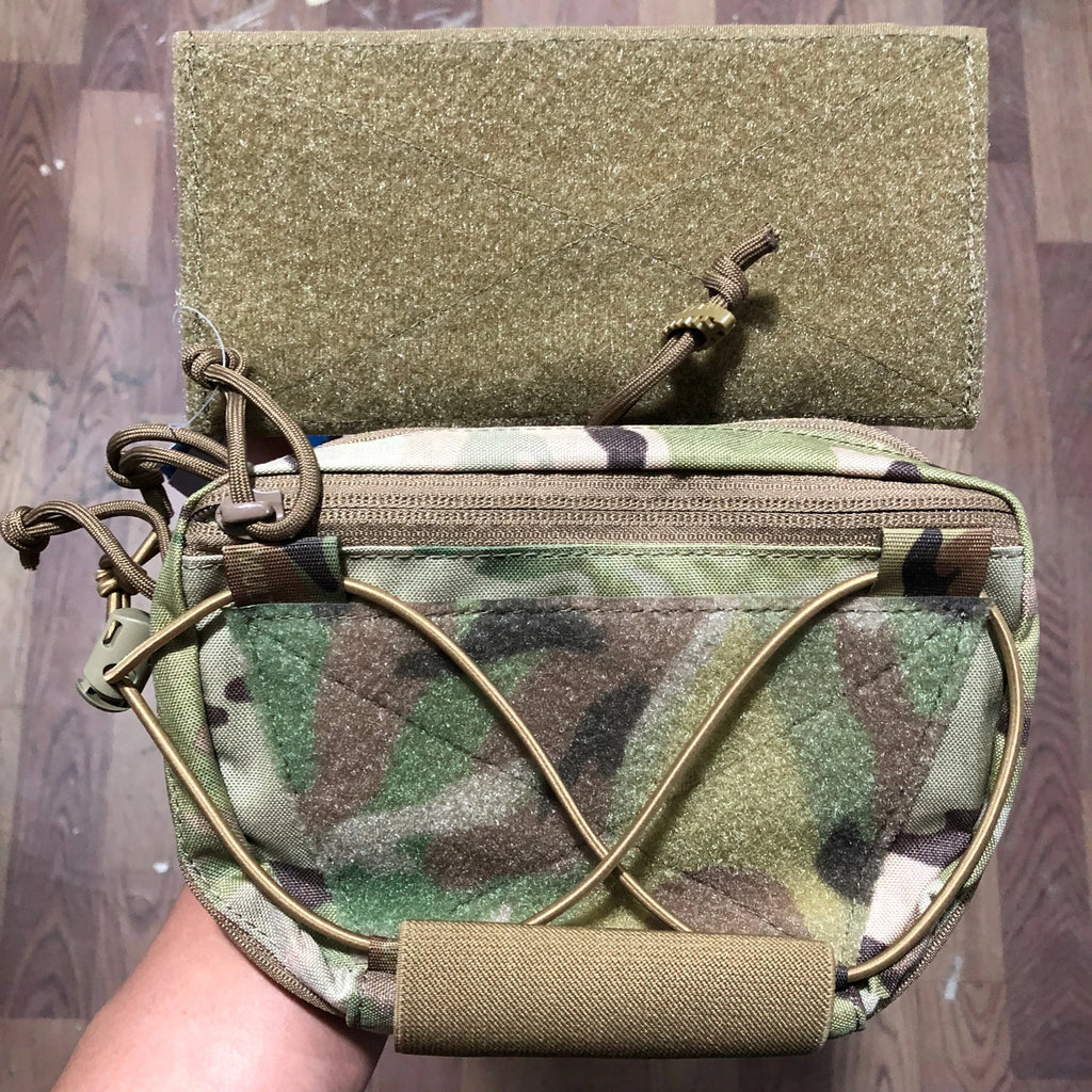 Airsoft D3CRM Chest Hanging Medical Pouch Tactics EDC Chest Rig Pouch Gear Drop Down Extended Storage Abdominal Bag ﻿