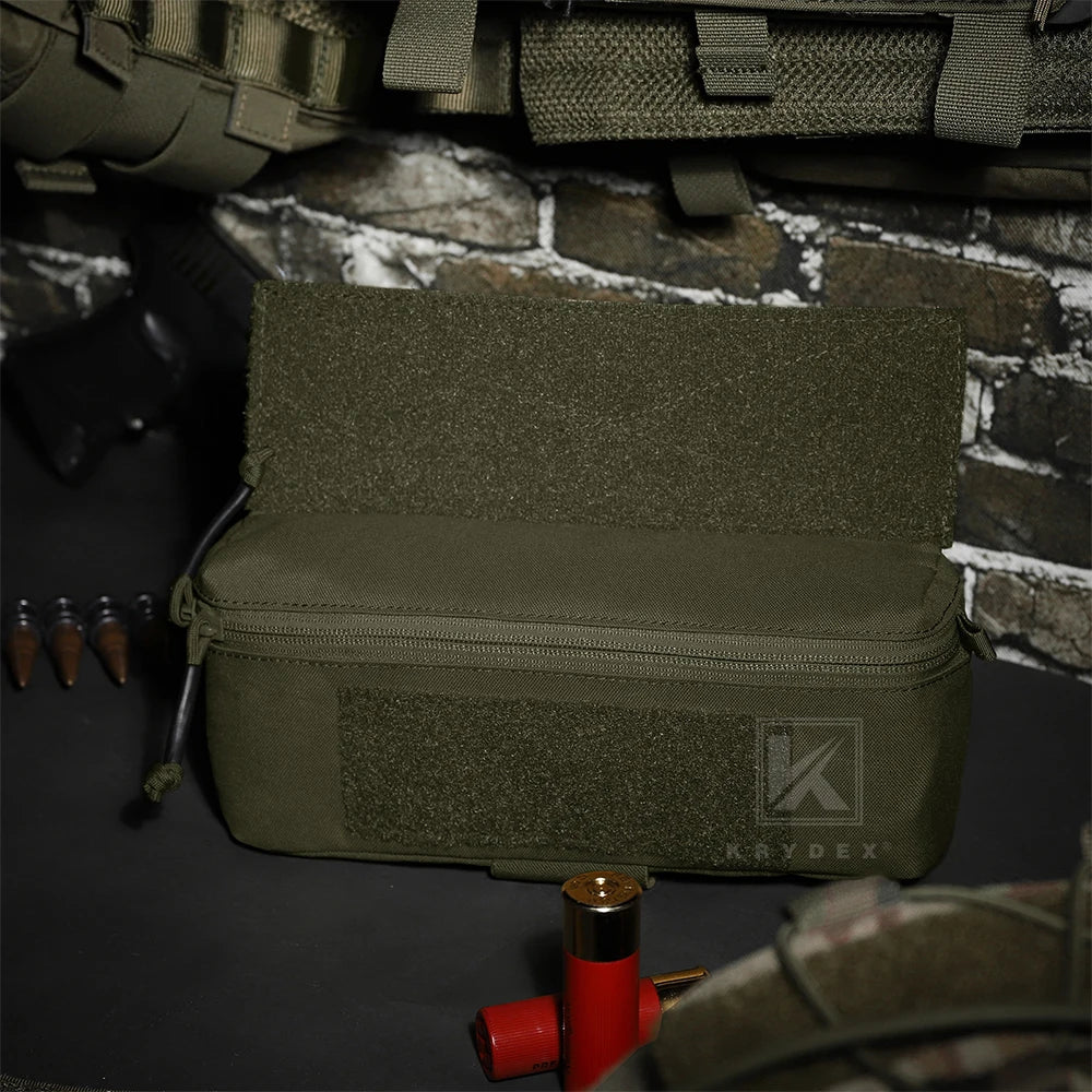 KRYDEX Tactical Mini Dangler Dump Drop Pouch Fanny Pack Tool Storage Bag for JPC CPC LBT D3CR MK3 MK4 Chest Rig Vest Accessories