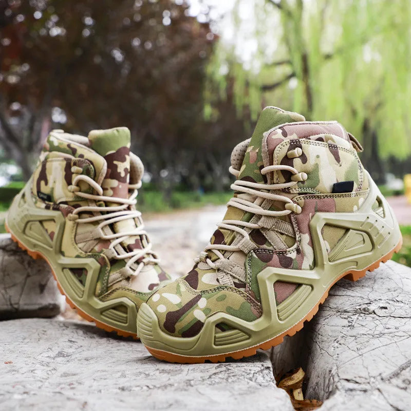 Tactical Boots Men Boots  Desert Combat  Boots Outdoor Hiking Boots Ankle Shoes Men's Sneakers
