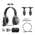DSP FMA AMP Pro Tactical Communication Headphone Helmet-Mounted Pickup Noise Reduction Tactical Aviation Headset With Micphone