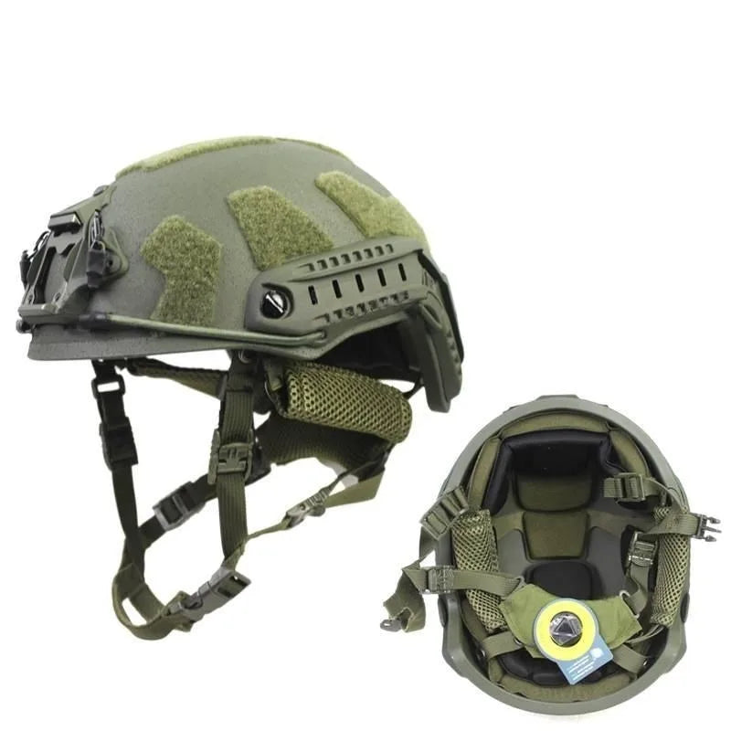 1.5KG FAST Fiberglass Tactical Helmet, SF Wendy Suspension Military Helmet for Airsoft Training & Combat