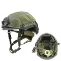 1.5KG FAST Fiberglass Tactical Helmet, SF Wendy Suspension Military Helmet for Airsoft Training & Combat