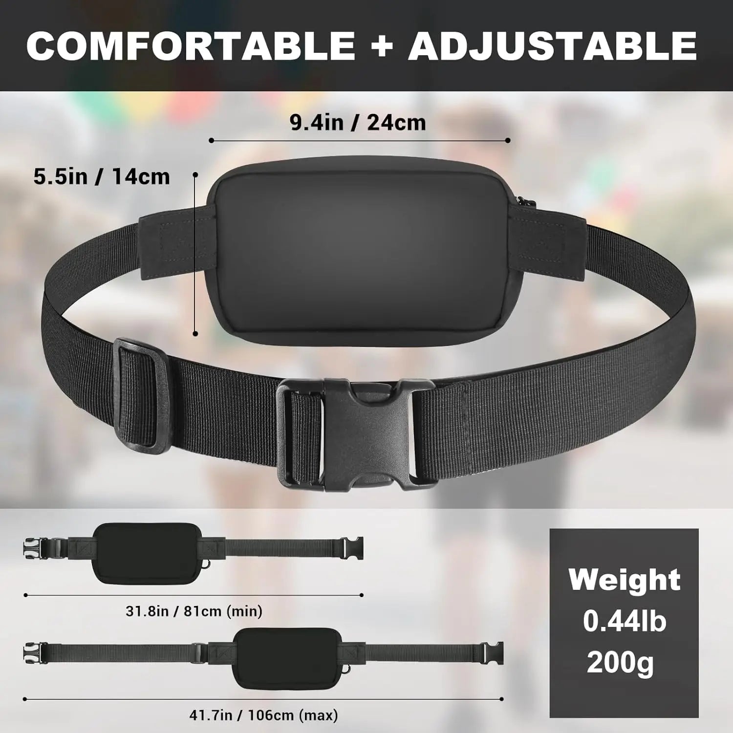 Concealed Carry Fanny Pack with Holster Pistol Pouch Bag Quick Access Gun Waist Bag for Men Women Outdoor EDC Waist Pack