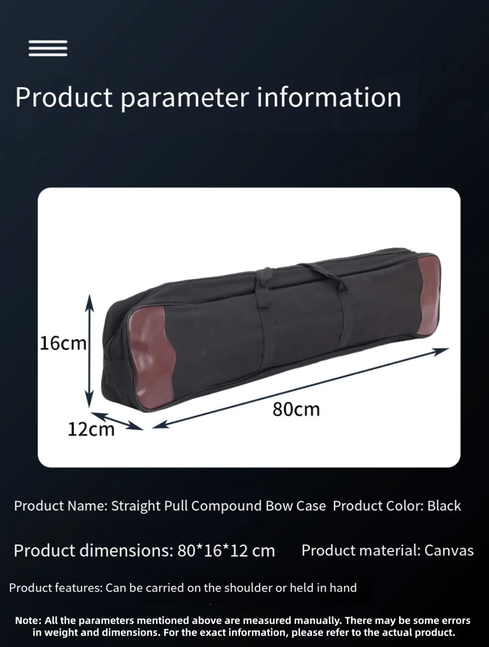1pc Archery Takedown Recurve Bow Bag Case Hand Holder Waterproof Bow Quiver Hunting Carrying Bow Case Arrow Handle Accessorie