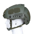 Tactical Helmet Airsoft Paintball CS Game Training Helmet with Night Vision Mount Adjustable Lightweight Head Protection Gear