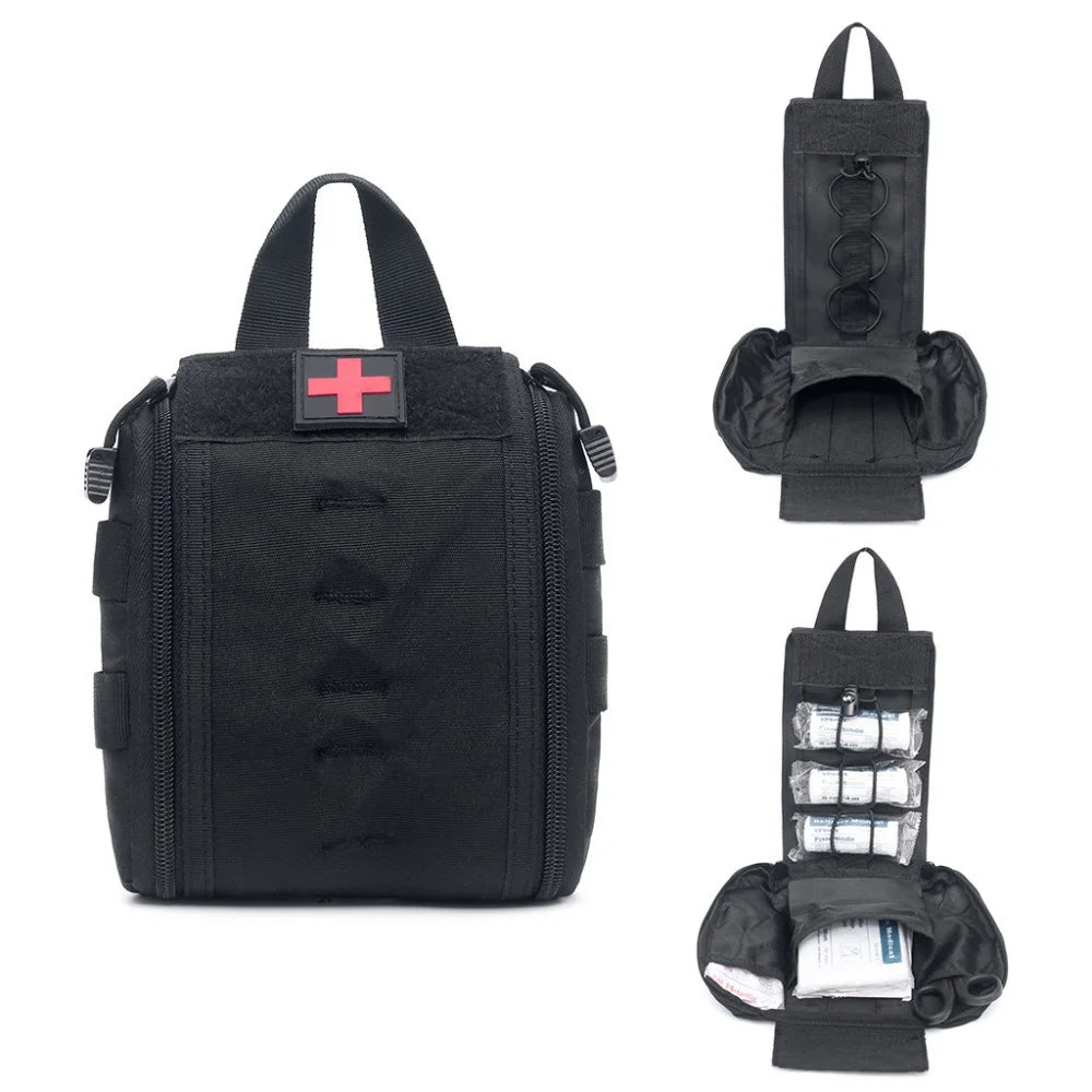 New IFAK EDC Bag Waist Belt Pack Hunting Vest Emergency Tools Pack Outdoor Medical First Aid Kit Camping Survival Pouch