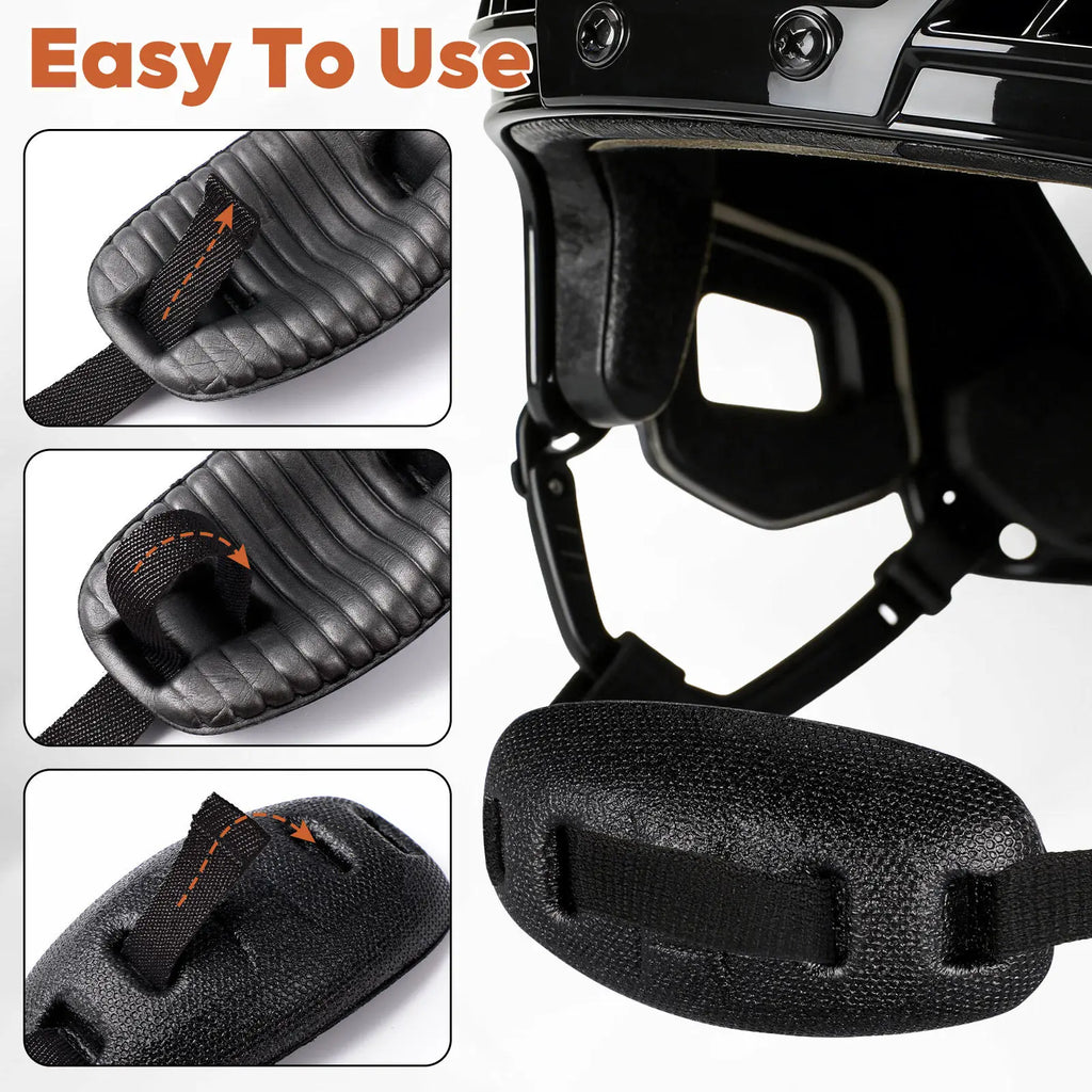 Chin Cup for Hockey High Density Sponge Protector Pad Sports Jaw Guard Football Rugby Chin Strap Protector