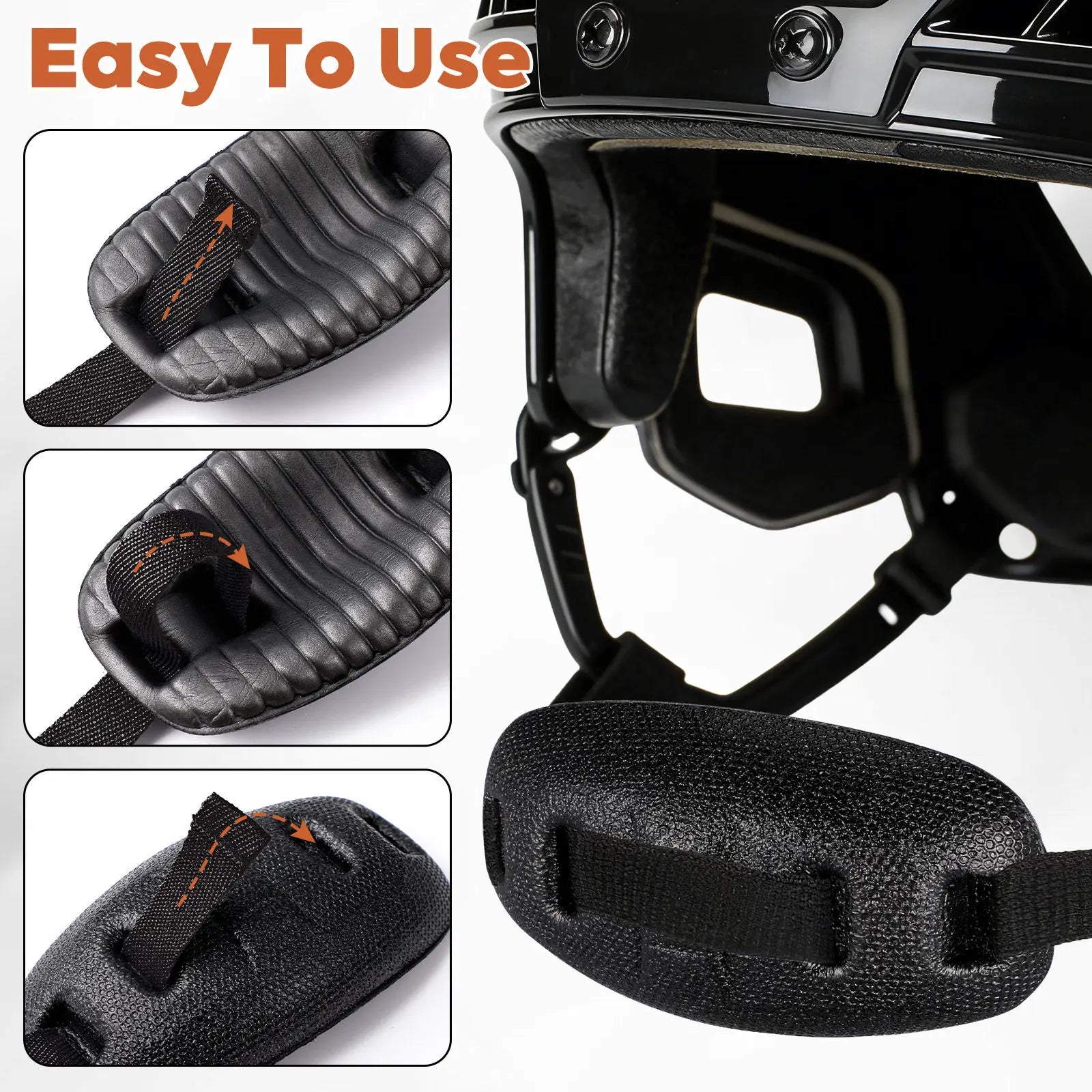 Chin Cup for Hockey High Density Sponge Protector Pad Sports Jaw Guard Football Rugby Chin Strap Protector