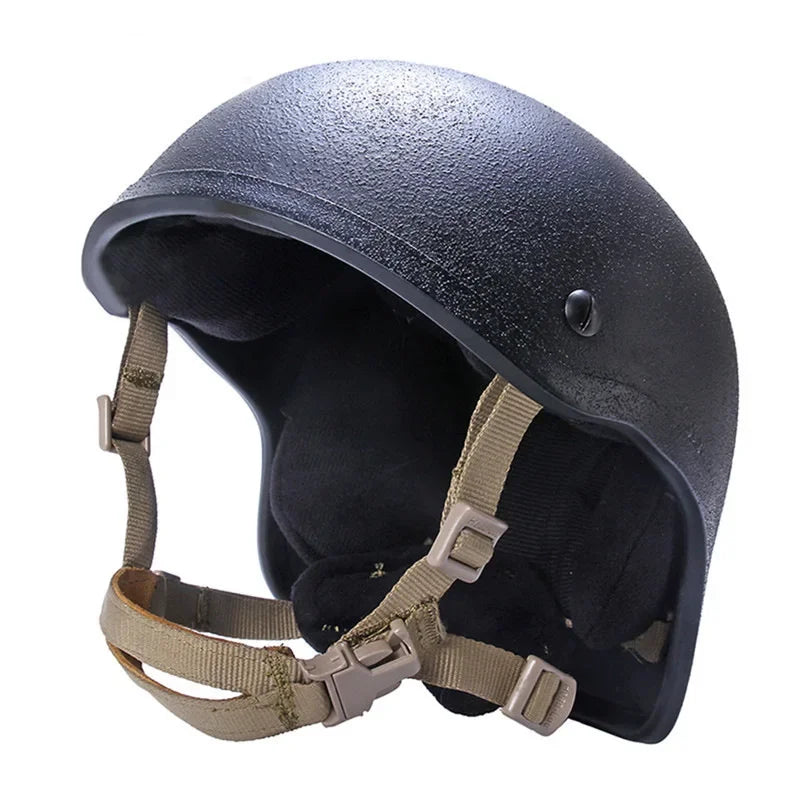 Helmet Chin Strap 4 Points for Tactical Fast/MICH/IBH Kevlar Bump Helmets X-Nape Suspension System with Bolts and Screws