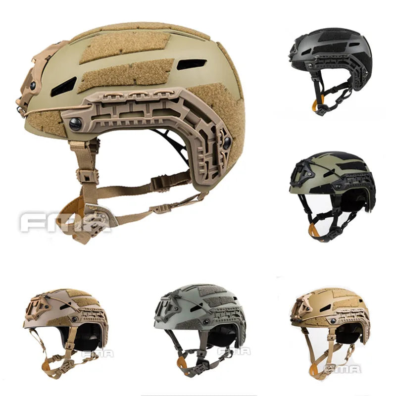 FMA Tactical Caiman Ballistic Helmet W/ NVG Shroud Rail Space Adjustable Hunting Headwear Paintball Tactical Helmet 1307B