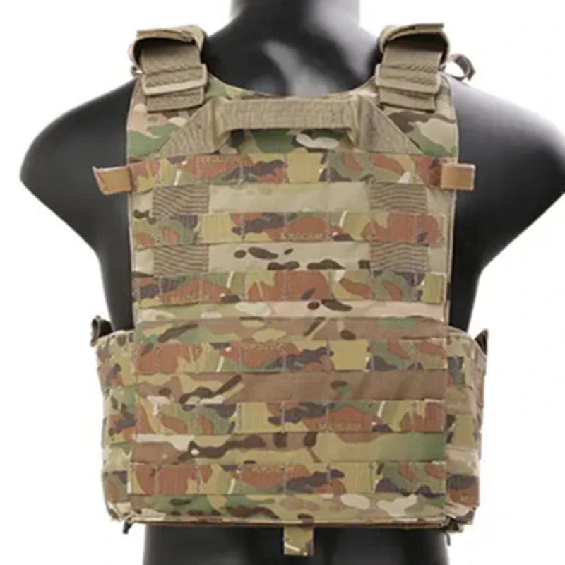 500D Nylon Fabric Quick Releaseable 6094K Tactical Vest With Triple Magazine Pouch