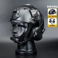 Fast Airsoft Helmet Set with Night Vision Model Tactial Headset Anti-Impact Protective Gear for Outdoor Field Combat Hunting