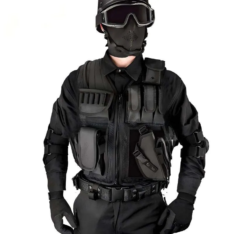 Summer Protective Vest, Outdoor Field Vest, Outdoor Military Enthusiast Equipment, Breathable Training Tactical Suit