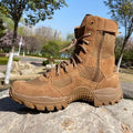 2026 Summer Mesh Breathable Outdoor Men's Ultra-light Wear-resistant High-top Zipper Anti-puncture Desert Mountaineering Boots
