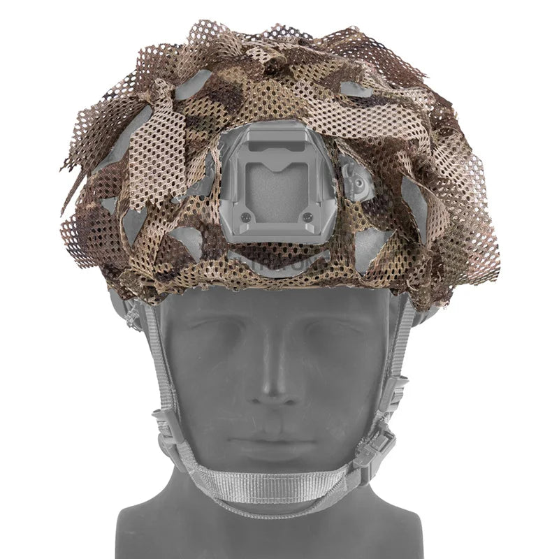 CS Airsoft Helmet Cloth  3D Camouflage Laser Cut  Lightweight Tactical Sports Helmet Camo Cover Hunting Helmet Gear Accessories