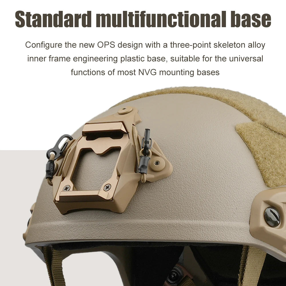 FASTSX High Cut Tactical Riot Helmet - 7mm Thick ABS Plastic | Premium Airsoft Gear, Civilian Protection