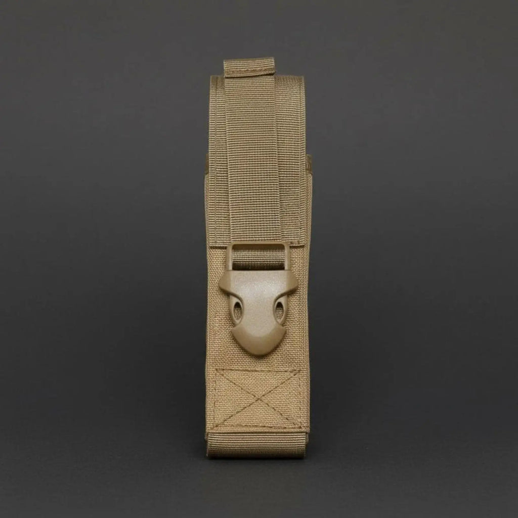 Pouch Rugged 1000D Nylon MOLLE Torch Holder Fast Release Buckle for Backpack Vest Belt