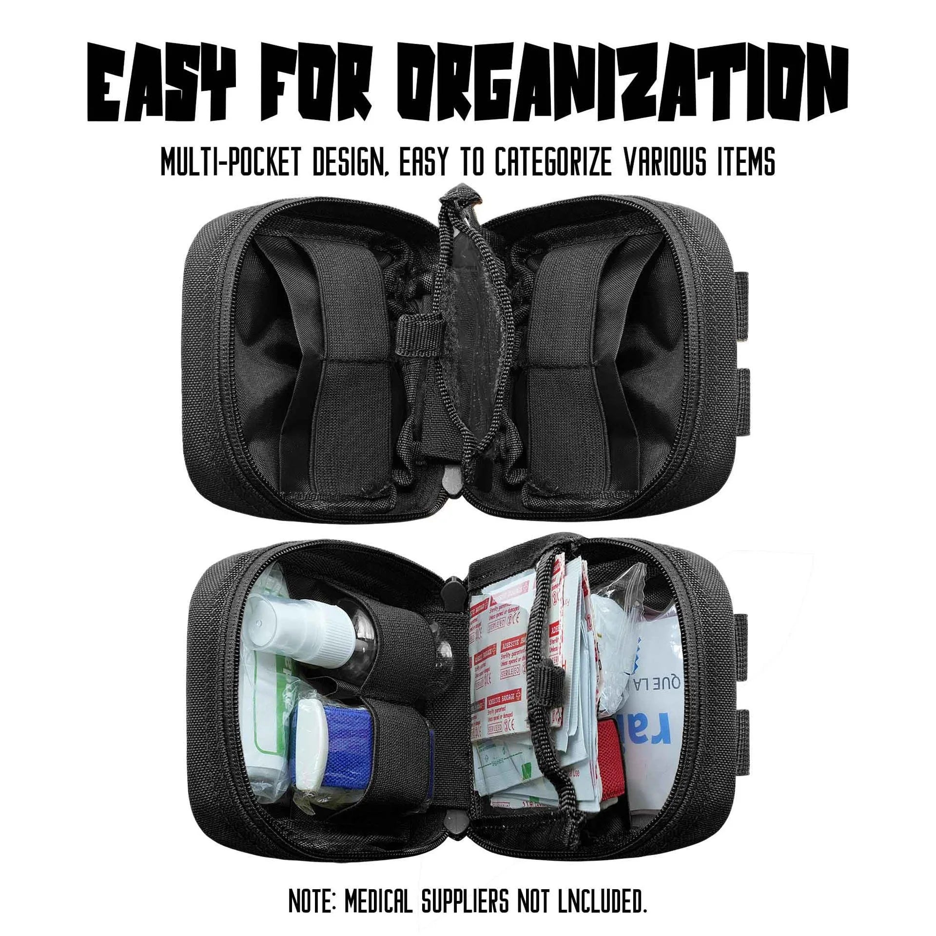 Tactical Outdoor Emergency Tool Kit Nylon Belt Hunting Camping Accessories Bag Molle Pouch
