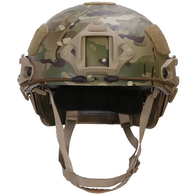 Emersongear Fast Helmet AF Style Tactical Helmet W Shroud Head Protective Gear Headwear Airsoft Outdoor Sports Hunting Cycling