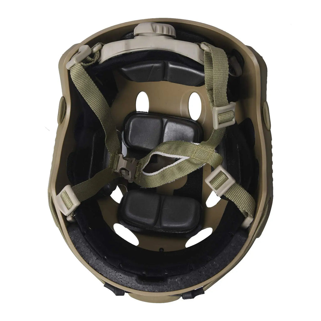 AQzxdc Fast Airsoft Helmet Set with Headset  Night Vision Goggles Signal Lights for Hunting Shooting Cosplay Tactical Equipment