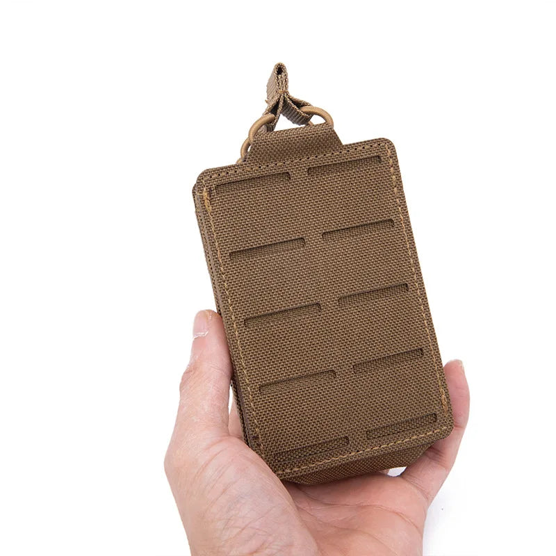 MOLLE 5.56 Single Pouch for M4 M16 Holder Open-Top Carrier Multi-functional Accessory Bag Attachment Package