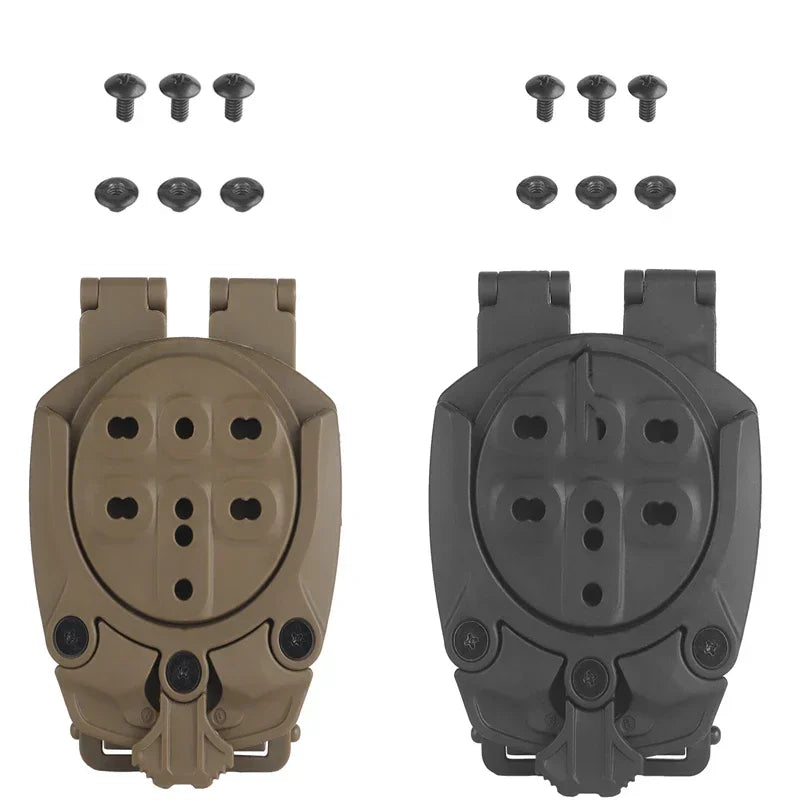 Tactical Quick Disconnect Kit 360 Degree Angle Platform with Molle Clamp Kydex Adapter Accessory Tactical Gear Adapter