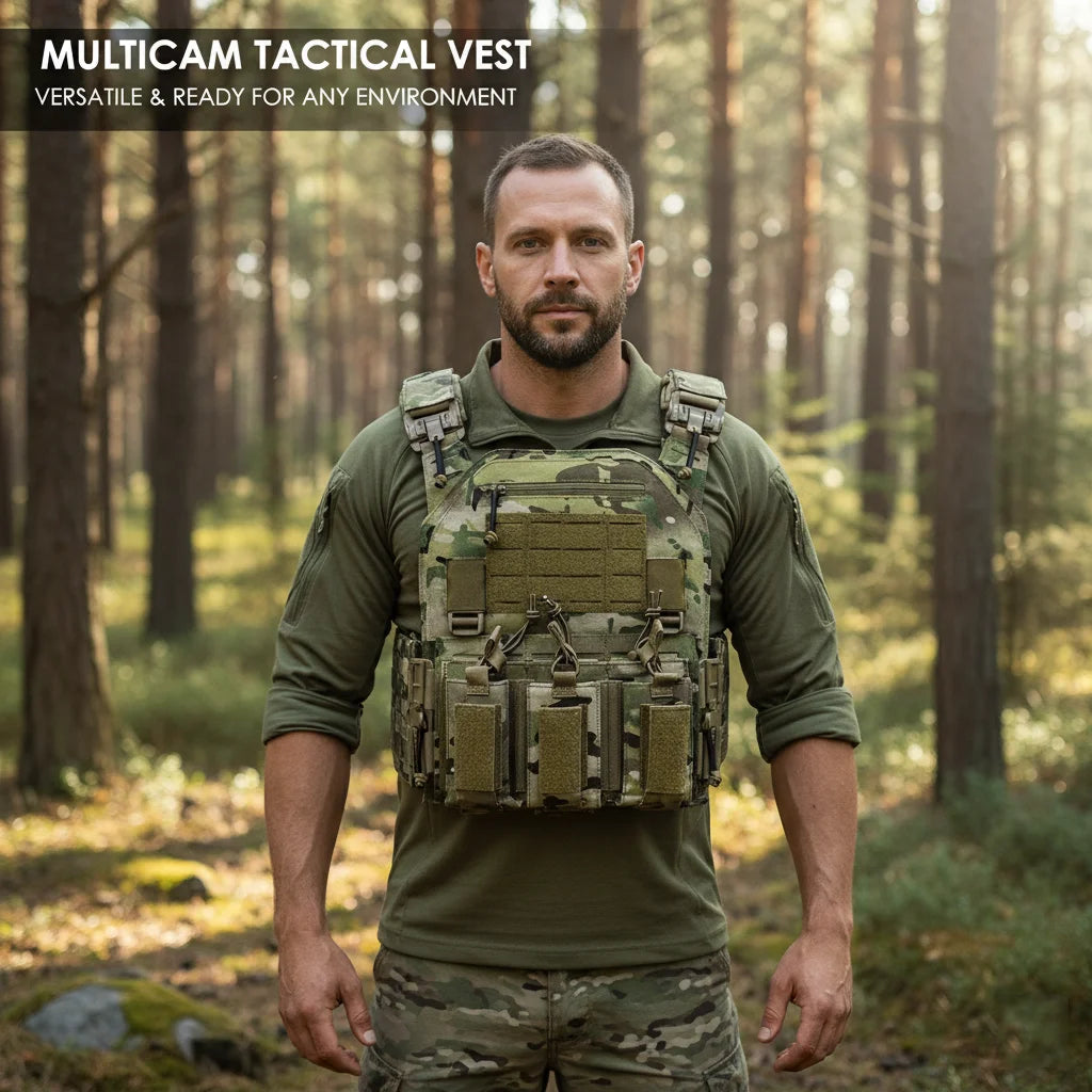 Tactical vest, quick disassembly twin-pack, lightweight laser-cut outdoor hunting-style black outdoor equipment vest, of high qu
