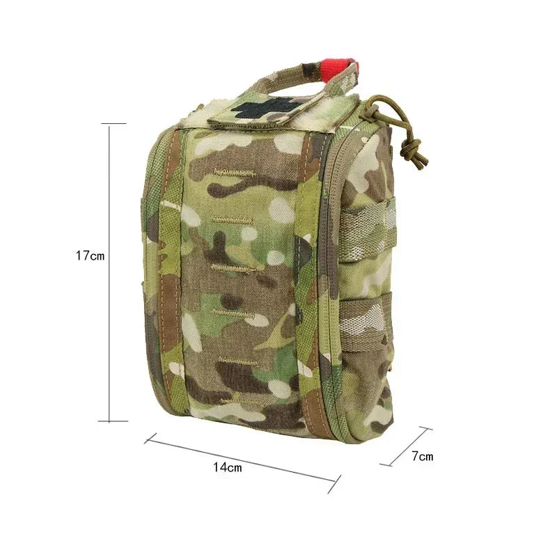 Survival Molle Medical Pouch Tactical First Aid Kit Airsoft EDC Outdoor Hunting Camping Emergency Multicam Waist Bag