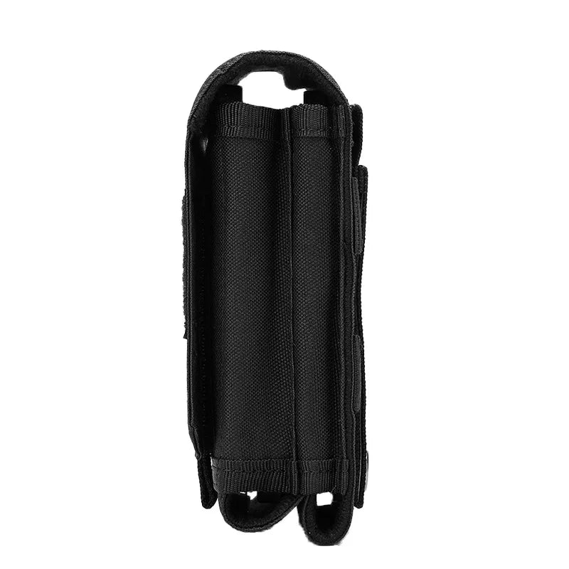Molle Double Layered Cell Phone Pouch Waist Bag Tactical EDC Pouch Holder Outdoor Hiking Accessories Camping Mobile Phone Pack