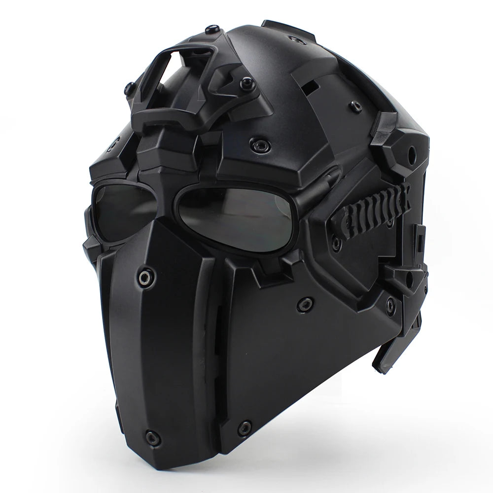 Tactical Helmet High Quality Protective Paintball Wargame Helmet Outdoor Airsoft Shooting Full Mask Protect FAST PC Helmet