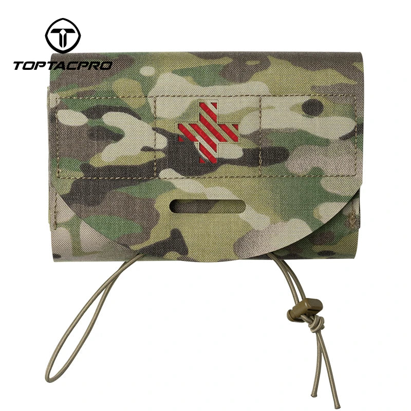 TOPTACPRO Tactical Medical Pouch First Aid Kit EMT IFAK Pouch MOLLE Micro  Blow-Out Pouch  EDC Emergency Bag 8532