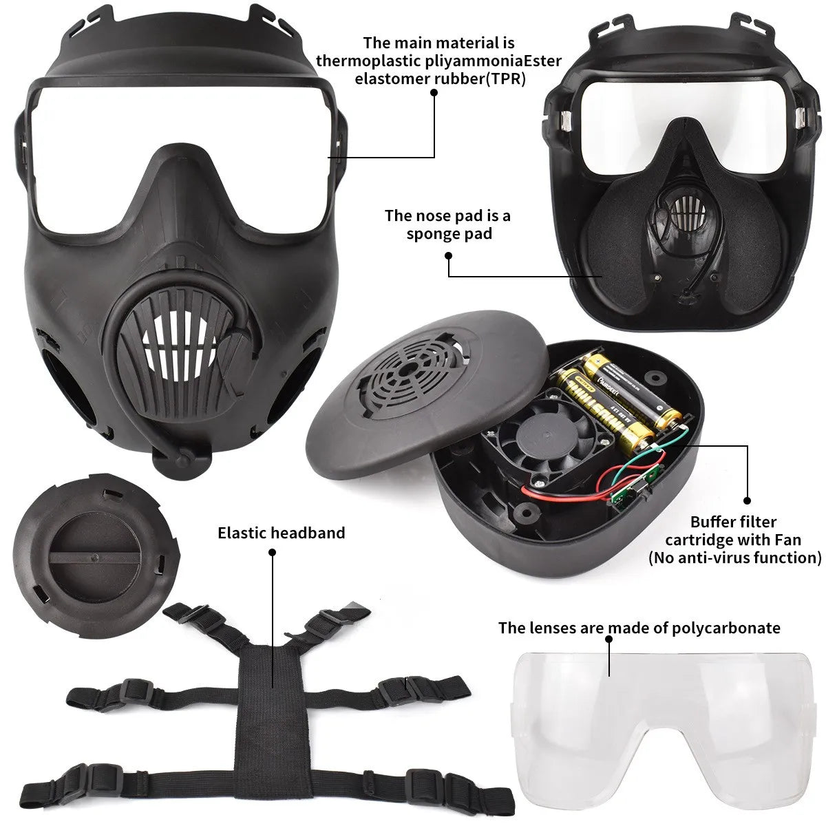 1 PC Tactical Mask For CS Outdoor Games Field Cosplay Costume Movie Masque Fan Equipment Full Face Protective Festival Gift