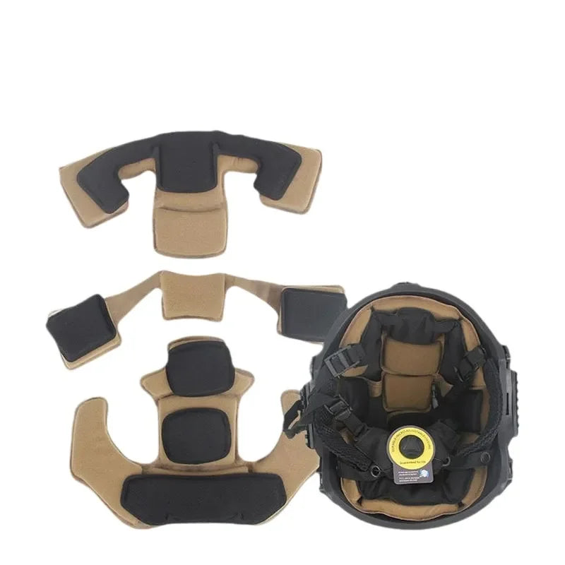 Tactical Helmet with Adjustable Suspension System and Padding Liner Compatible with Wendy FAST MICH Universal Fit