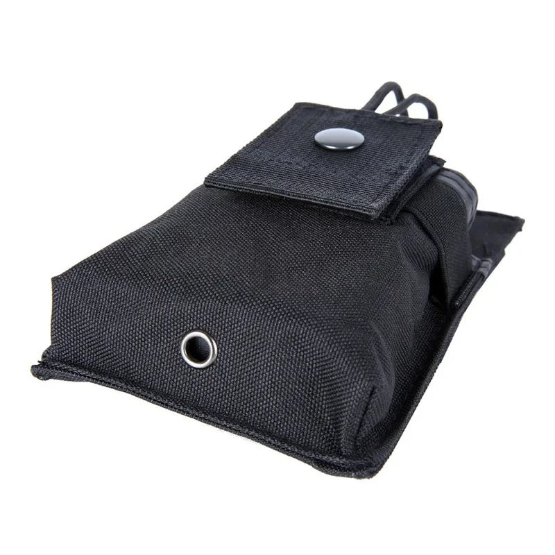 1000D Tactical Radio Pouch Walkie Talkie Holster Phone Holder Hunting Waist Belt Pack EDC Bag Molle Magazine Pouches