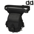Large capacity multi pocket leg hanging bag, durable Oxford cloth waist bag sports cycling bag