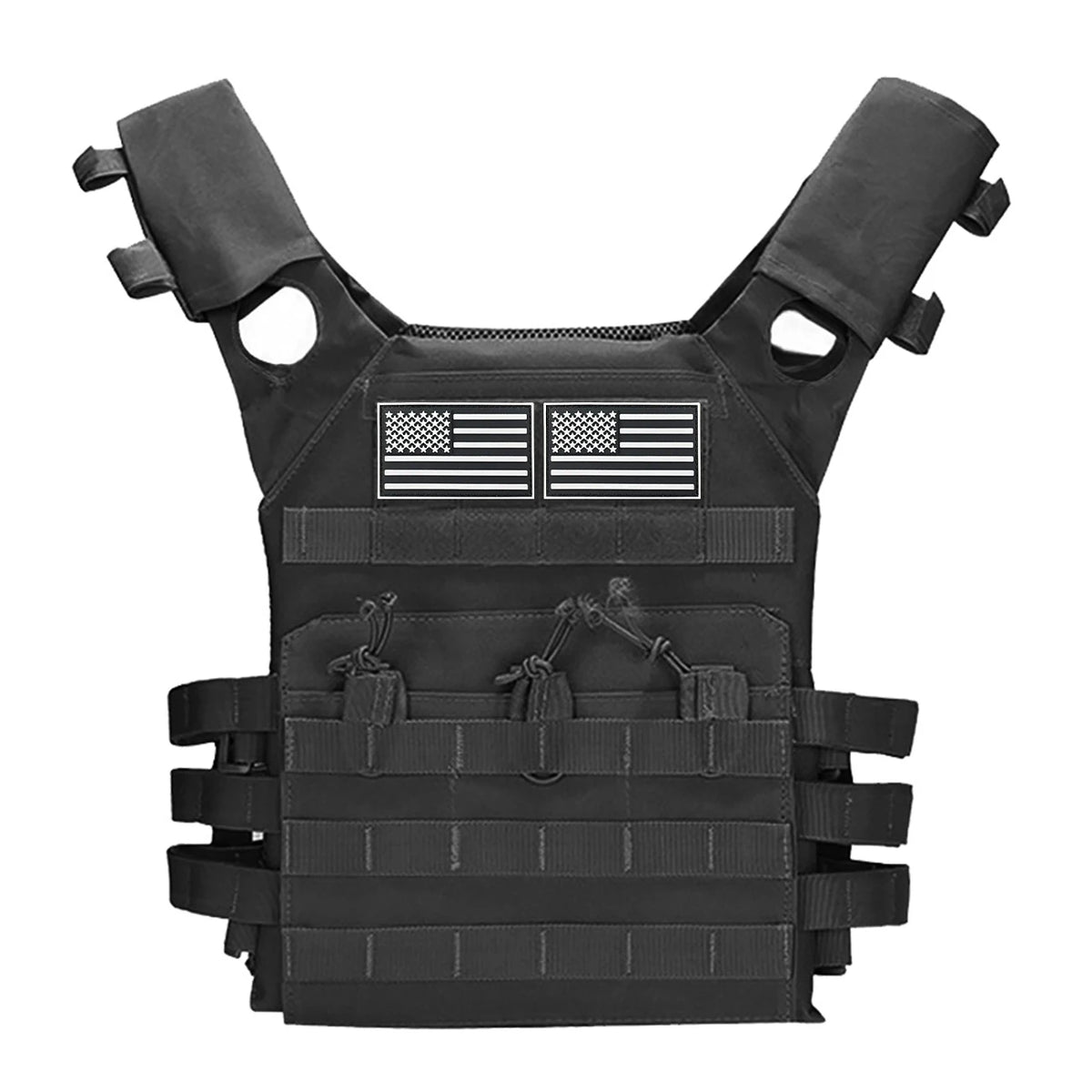 Lightweight hunting vest MOLLE system air cushion vest with adjustable shoulder straps for outdoor hunting sports