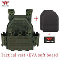 YAKEDA Tactical Vest 6094 Fast detachable light laser cut outdoor hunting black gear carry vest of high quality