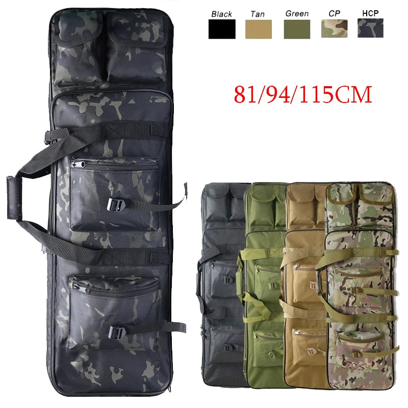 81 94 115cm Tactical Gun Bag Nylon Backpack Airsoft Bag Shooting Shoulder Bags For Hunting Accessories